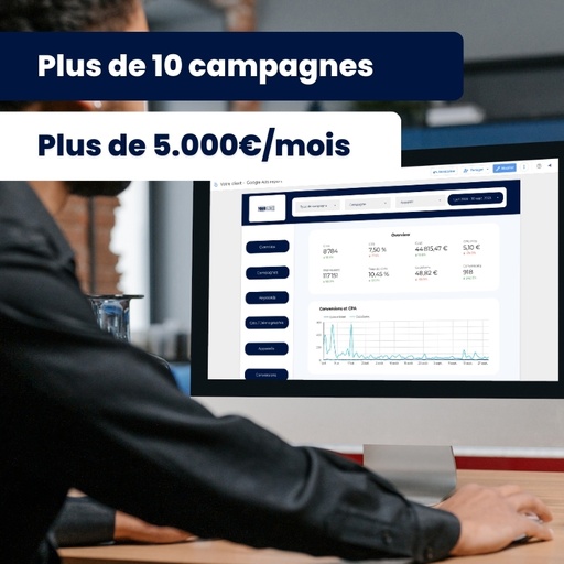 [Taskeo] Suivi mensuel Google Ads - GOLD / + 10 campagnes ou 5000€ par mois