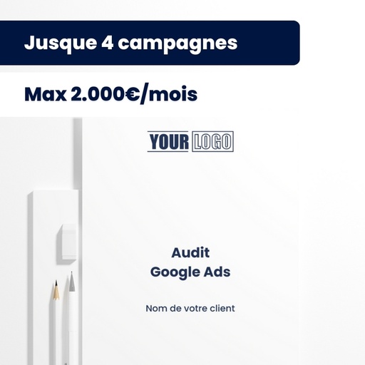 [Taskeo] Audit compte Google Ads - BASIC / Max 4 campagnes ou 2000€ par mois